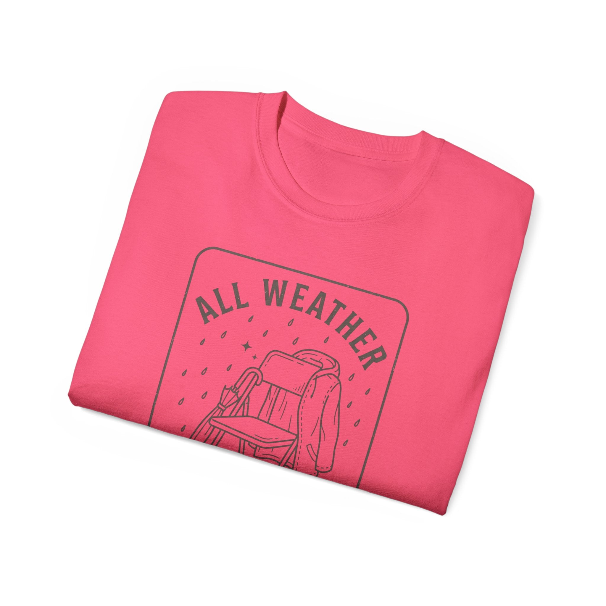 All Weather Soccer Fan T-Shirt — Outdoor Soccer Supporter Tee