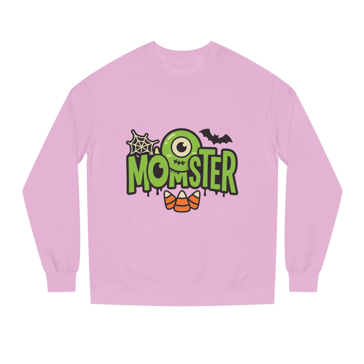 Momster Halloween Sweatshirt — Cute Green Monster Mom Graphic