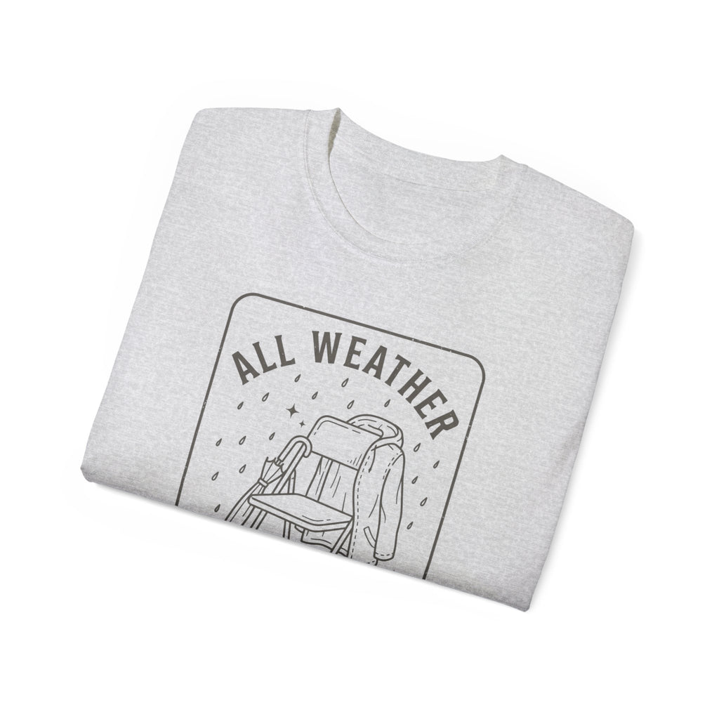 All Weather Soccer Fan T-Shirt — Outdoor Soccer Supporter Tee