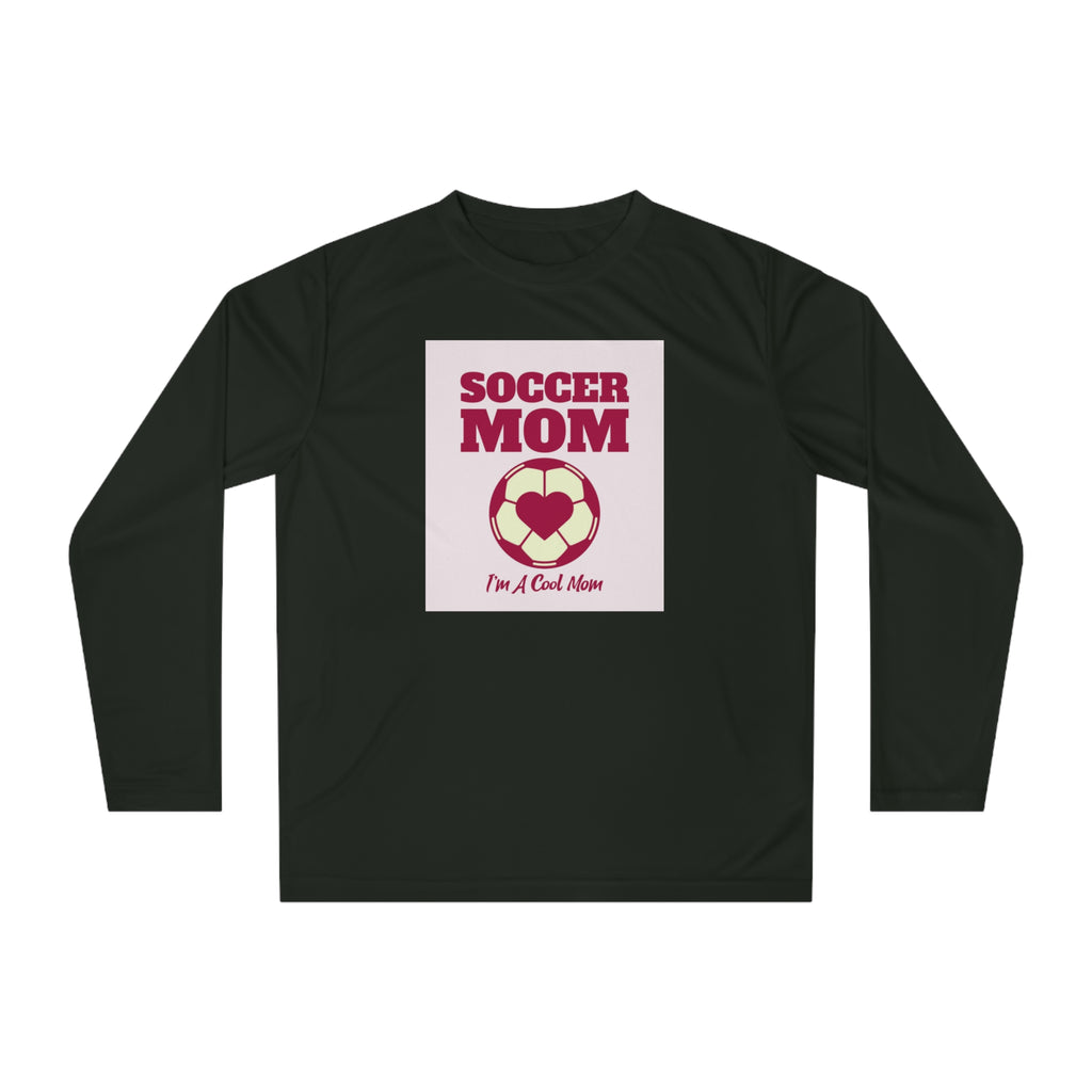 Soccer Mom Performance Long Sleeve — "I'm A Cool Mom" Athletic Shirt