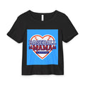 Baseball Mama Baby Tee — Organic Rib Toddler Shirt with Heart Baseball Design