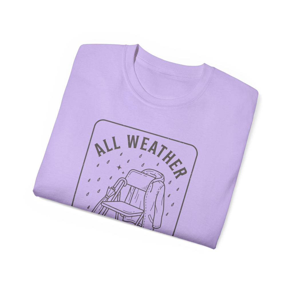 All Weather Soccer Fan T-Shirt — Outdoor Soccer Supporter Tee