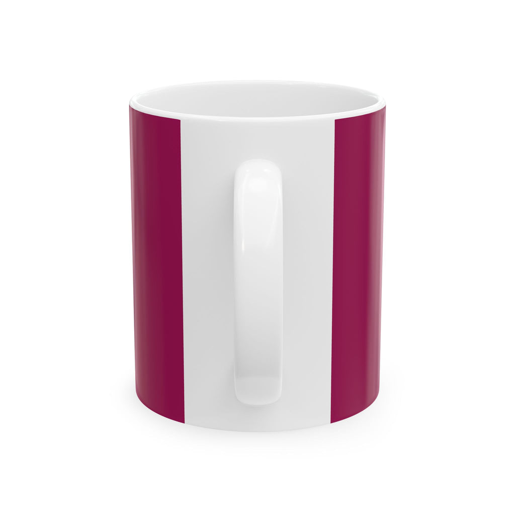 Soccer Mom Ceramic Mug (11oz & 15oz) — 'I'm A Cool Mom' Heart Soccer Ball Coffee Cup
