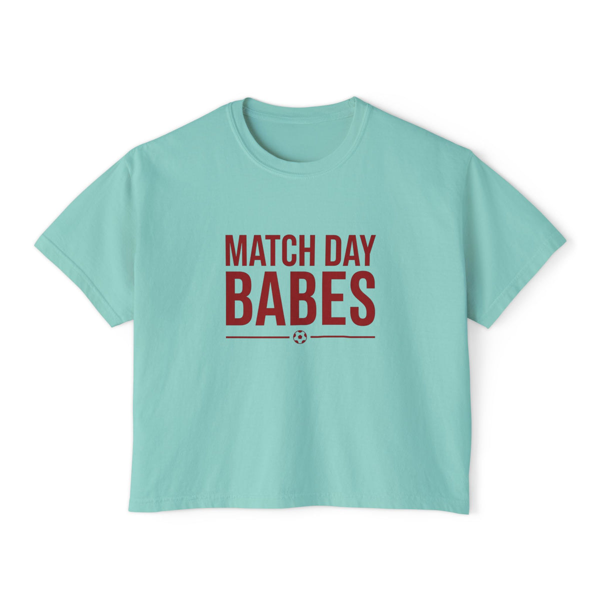 Match Day Babes Women's Boxy Tee – Soccer Game Day Shirt