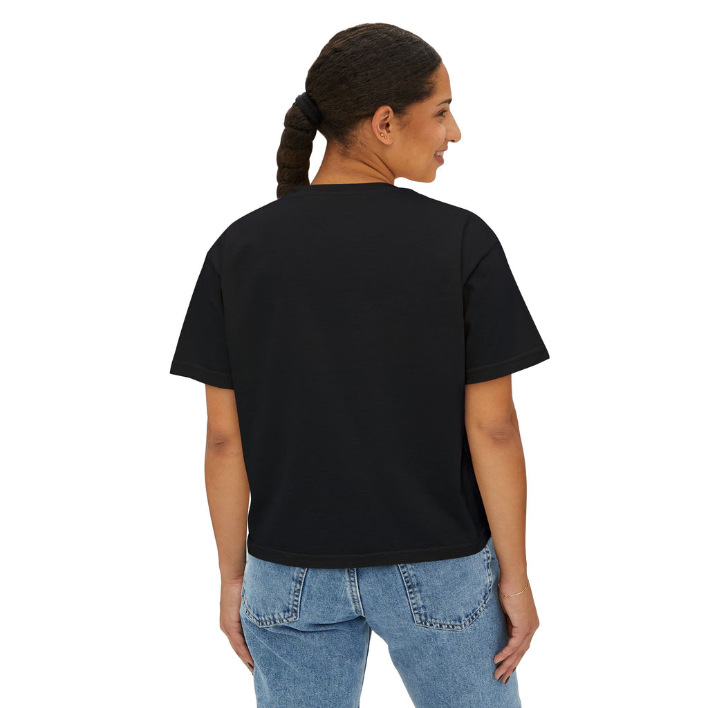 Volleyball Mama Boxy Tee — Retro Volleyball Mom Shirt