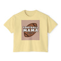 Football Mama Boxy Tee — Cute Moms' Game Day T‑Shirt