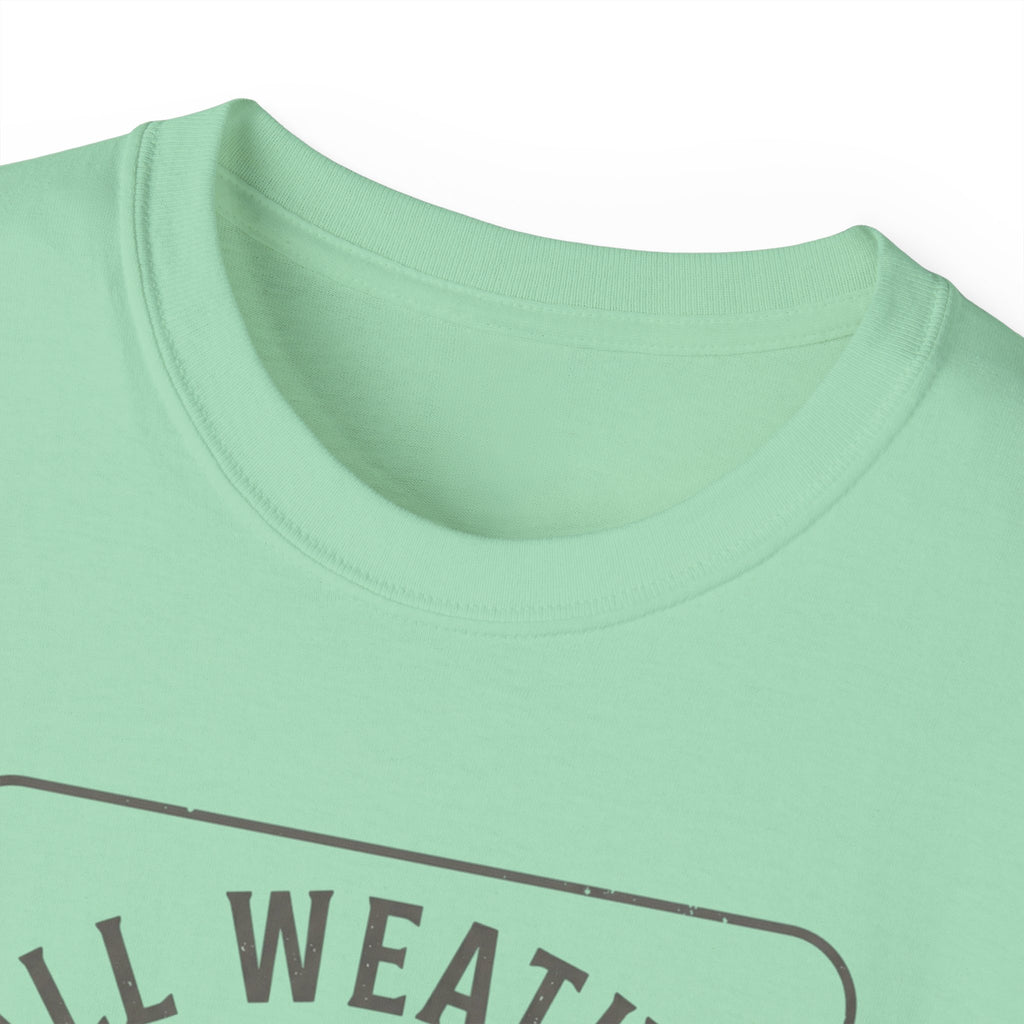 All Weather Soccer Fan T-Shirt — Outdoor Soccer Supporter Tee