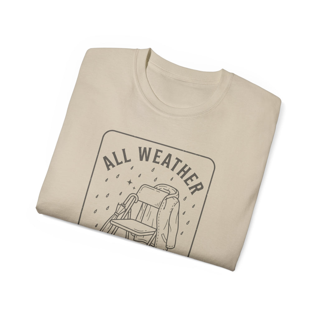 All Weather Soccer Fan T-Shirt — Outdoor Soccer Supporter Tee