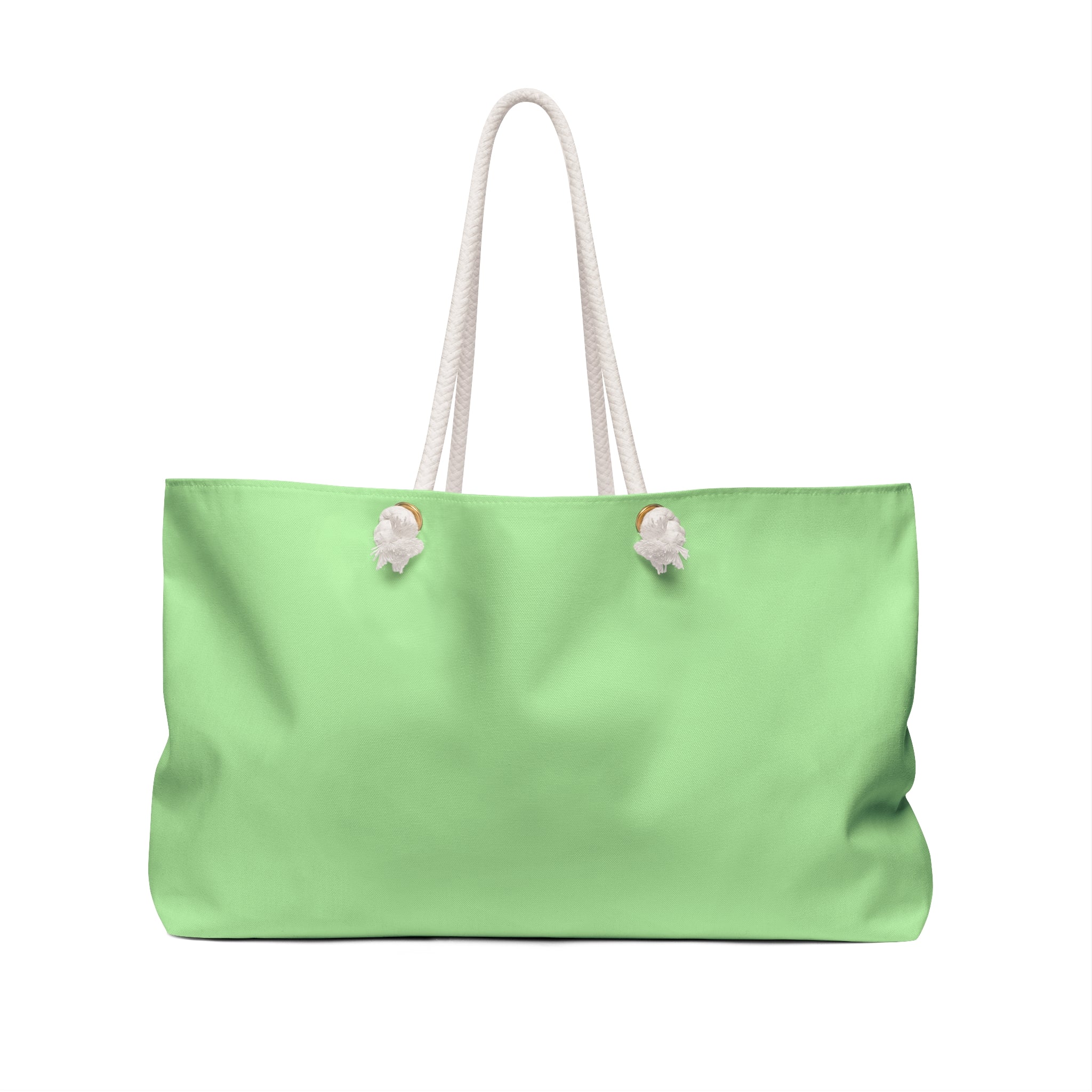 Soccer Mom Weekender Bag – Green Weekend Tote with 'Mood Boost' Sport Icons