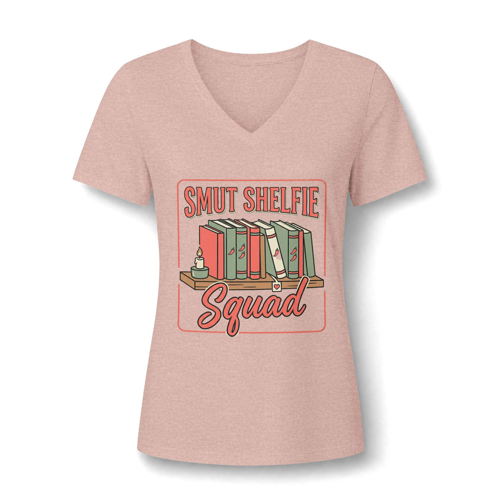 Smut Shelfie Squad V-Neck Tee