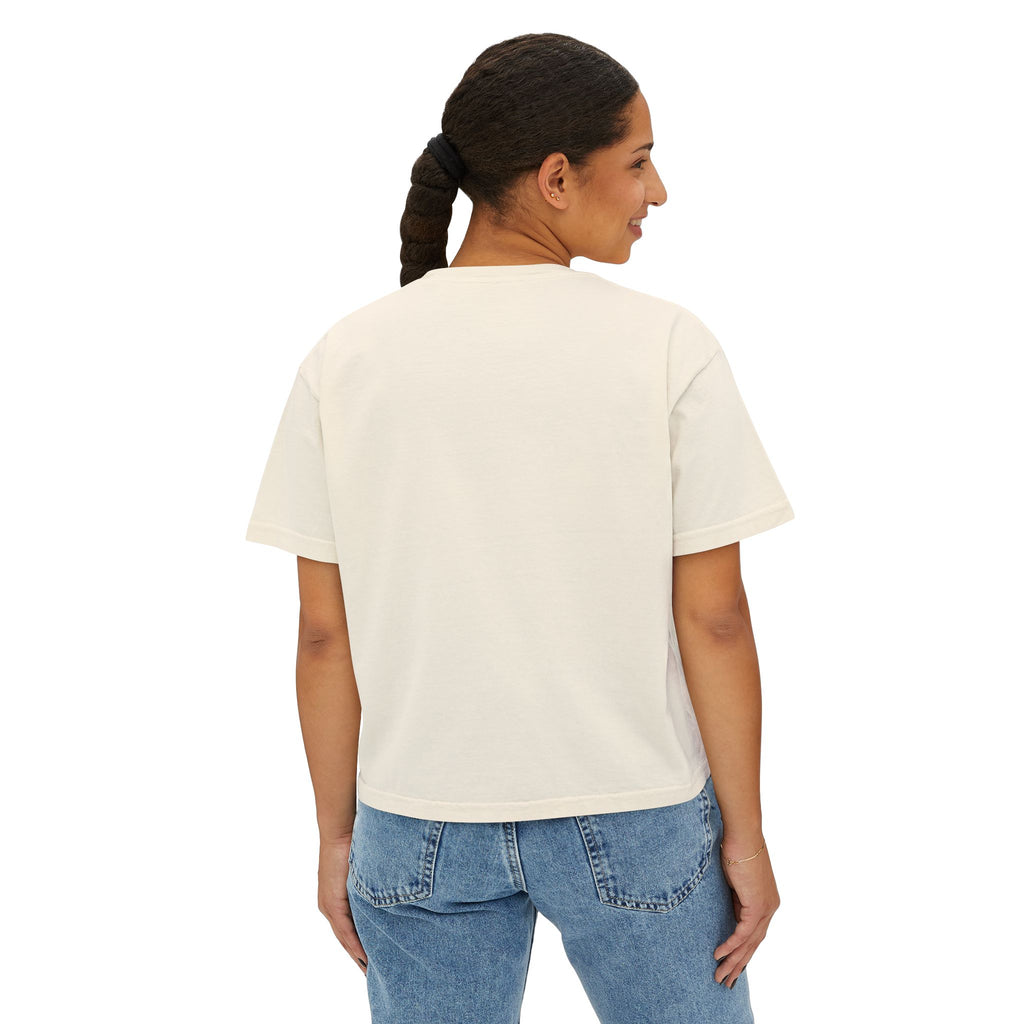 Volleyball Mama Boxy Tee — Retro Volleyball Mom Shirt