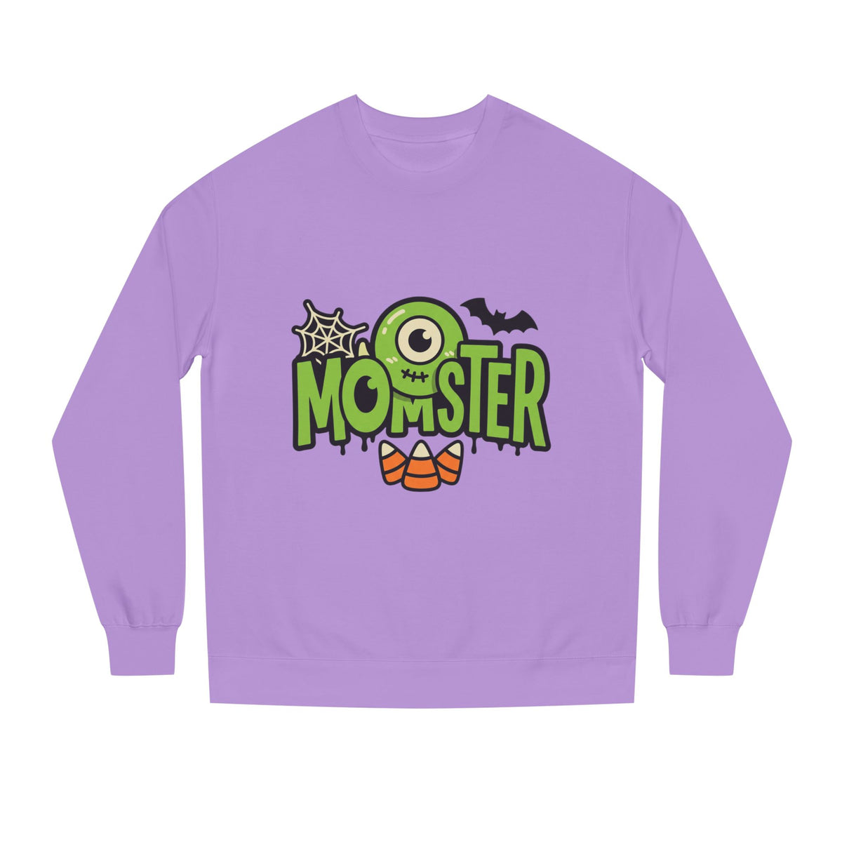 Momster Halloween Sweatshirt — Cute Green Monster Mom Graphic