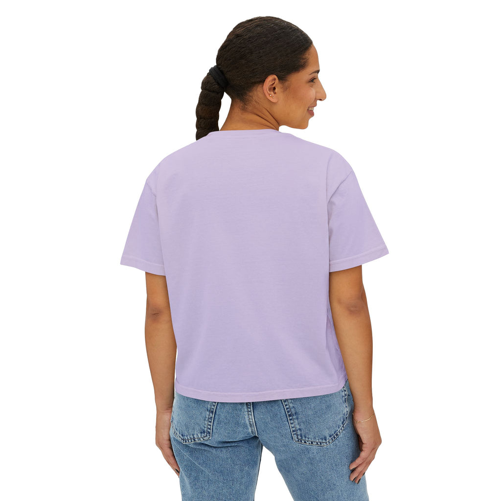 Volleyball Mama Boxy Tee — Retro Volleyball Mom Shirt