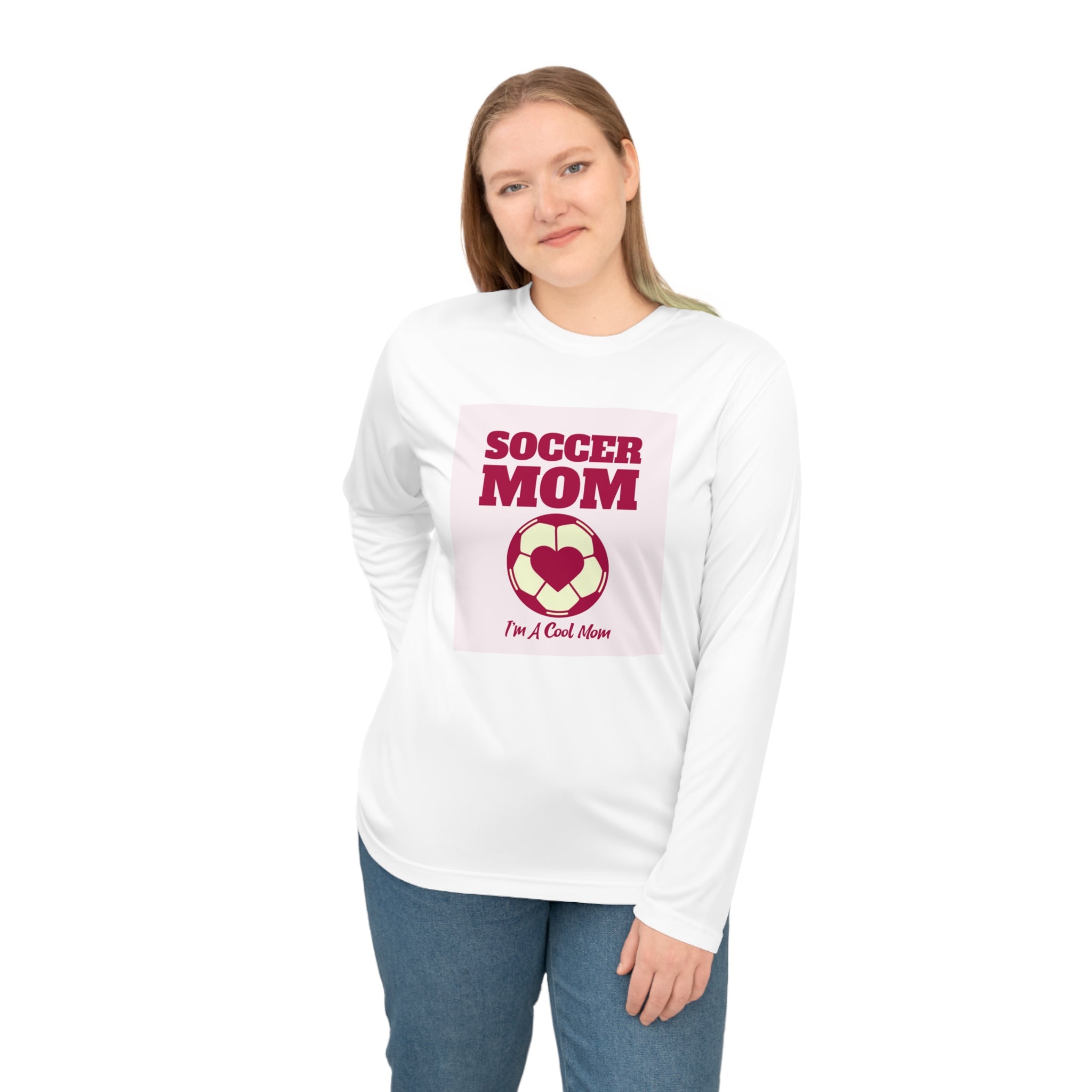 Soccer Mom Performance Long Sleeve — "I'm A Cool Mom" Athletic Shirt