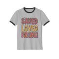 Saved Loved Forgiven Ringer T-Shirt