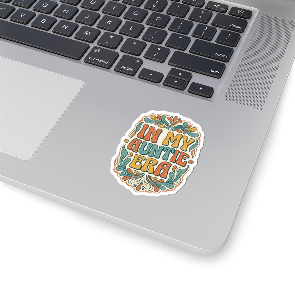 In My Auntie Era Kiss-Cut Sticker | Retro Floral Auntie Pride