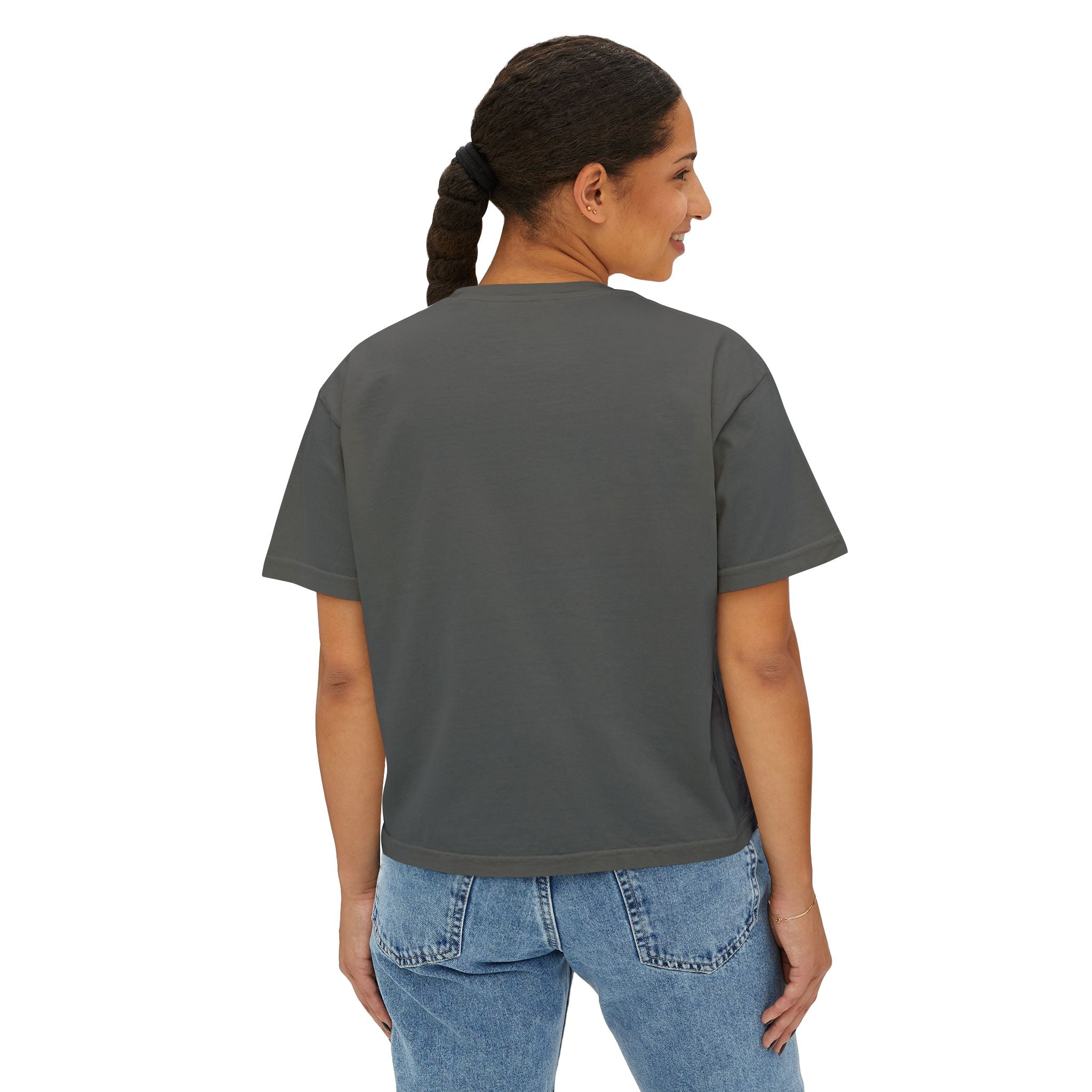 Football Mama Boxy Tee — Cute Moms' Game Day T‑Shirt
