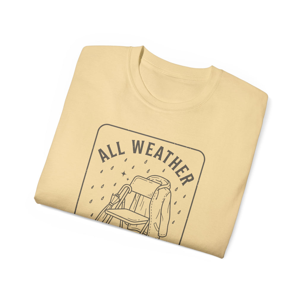 All Weather Soccer Fan T-Shirt — Outdoor Soccer Supporter Tee