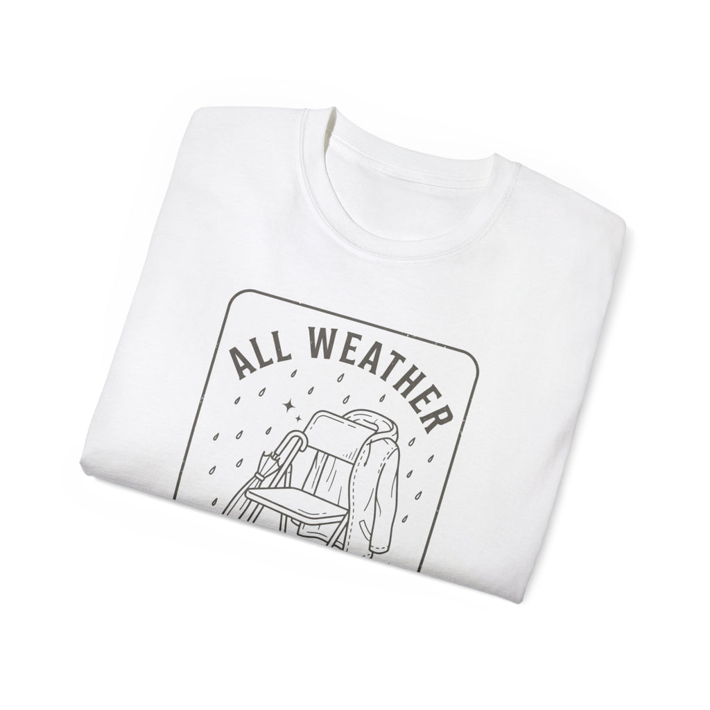 All Weather Soccer Fan T-Shirt — Outdoor Soccer Supporter Tee