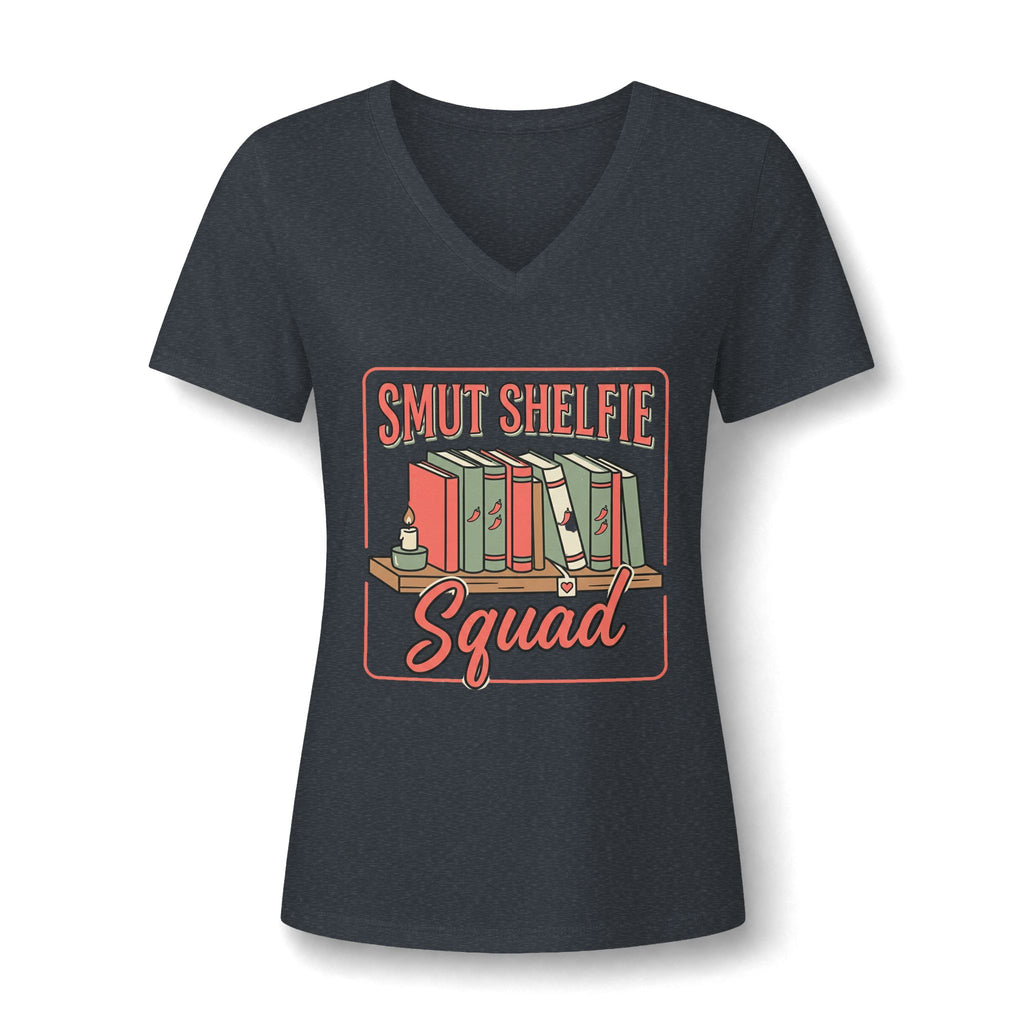 Smut Shelfie Squad V-Neck Tee