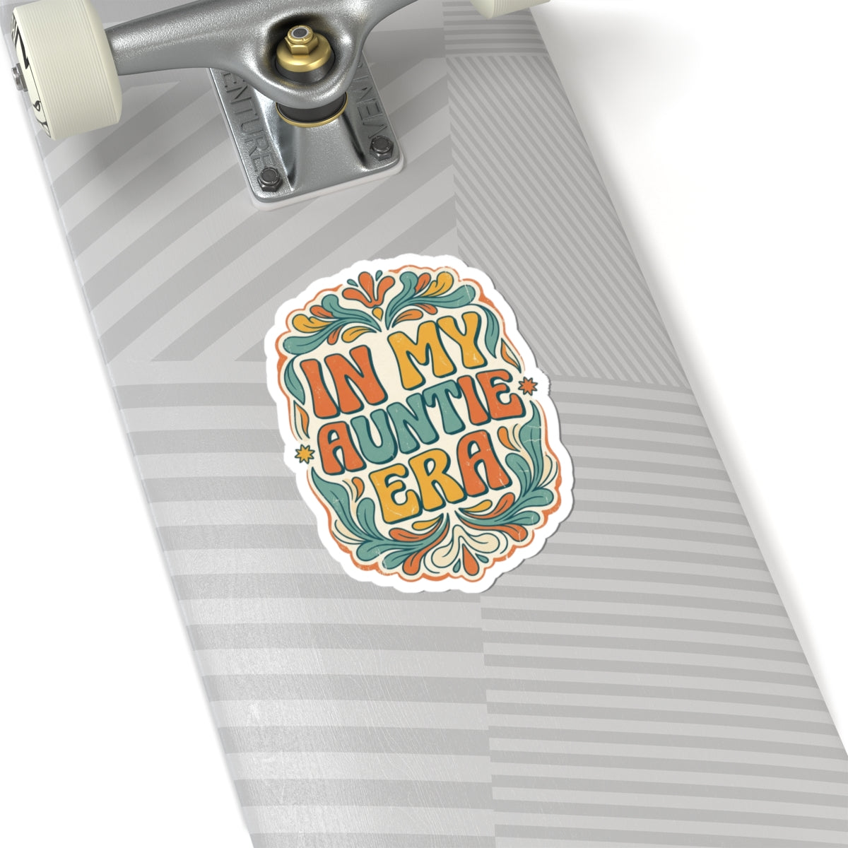 In My Auntie Era Kiss-Cut Sticker | Retro Floral Auntie Pride